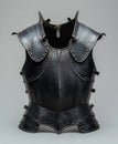 Medieval armor breastplate on a neutral background