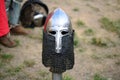 medieval armor helmet