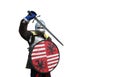 medieval armor mercenary Royalty Free Stock Photo