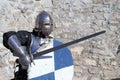 medieval armor swordsman