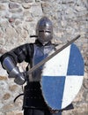 medieval armor swordsman