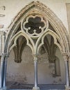 Medieval art in old mountain abbey