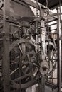 Medieval astronomical clock gearing - interior