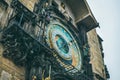 Medieval astronomical clock, Prague, Chech Republic Royalty Free Stock Photo
