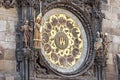 Medieval astronomical clock of Prague.