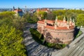 Medieval Barbican in Krakow, Poland