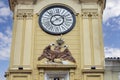 Medieval baroque city clock tower ( Gradska ura) by Korzo promenade, Rijeka, Croatia