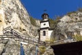 Medieval Basarbovo Rock Monastery, Bulgaria Royalty Free Stock Photo