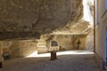 Medieval Basarbovo Rock Monastery, Bulgaria Royalty Free Stock Photo