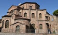 Medieval Basilica of San Vitale. Ancient catholic church with romans mosaics inside. Ravenna, Italy Royalty Free Stock Photo