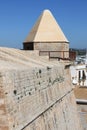 Medieval bastion in Ibiza Royalty Free Stock Photo
