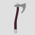 Medieval battle axe with gloss Royalty Free Stock Photo