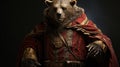 Medieval Bear In Renaissance University Costume - Hd Wallpapers And Images