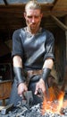 Medieval Blacksmith Royalty Free Stock Photo