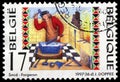 Medieval blacksmith stamp Royalty Free Stock Photo