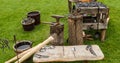 Medieval blacksmith tools Royalty Free Stock Photo