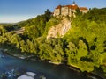 Medieval Borl Castle in Slovenia. Gestapo Prison During the World War Two