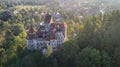 Medieval Bran castle. Brasov Transylvania, Romania Royalty Free Stock Photo