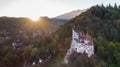 Medieval Bran castle. Brasov Transylvania, Romania Royalty Free Stock Photo