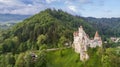 Medieval Bran castle. Brasov Transylvania, Romania Royalty Free Stock Photo