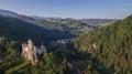 Medieval Bran castle. Brasov Transylvania, Romania Royalty Free Stock Photo