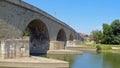 Medieval bridge over the Danube at Regensburg