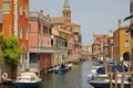 medieval bridges, Italian town of Chioggia on the Venetian lagoon, stone bridges, typical oriental-Venetian windows