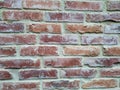 Medieval building brick stone wall detail Royalty Free Stock Photo