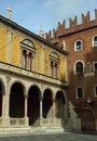 Loggia del Consiglio on Piazza dei Signori Verona Italy