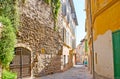 The medieval buildings in Arles, France Royalty Free Stock Photo