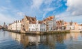 Medieval buildings in Bruges Royalty Free Stock Photo