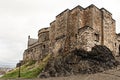 Medieval buildings in Edinburgh castle, Scotland Royalty Free Stock Photo