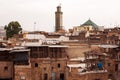 Medieval buildings in the Fez city, Morocco Royalty Free Stock Photo