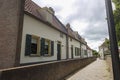 Medieval buildings with gate and moat in Hanseatic town of Hattem