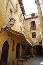 Medieval buildings in Sarlat in the Dordogne, France