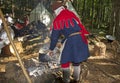 Medieval Camp in the forest