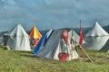 Medieval camping tents