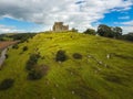 Aerial view. Rock of Cashel.county Tipperary. Ireland Royalty Free Stock Photo