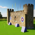 Medieval Castle Archery Range, Made with Generative AI