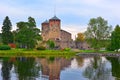 Medieval castle at autumn Royalty Free Stock Photo