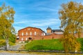 Medieval castle at autumn Royalty Free Stock Photo