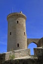 Medieval castle Bellver in Palma de Mallorca, Spain Royalty Free Stock Photo