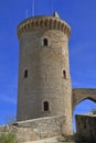 Medieval castle Bellver in Palma de Mallorca, Spain