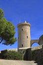 Medieval castle Bellver in Palma de Mallorca, Spain