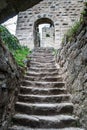 Medieval castle Bernstein on the top of hill Royalty Free Stock Photo