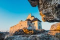 Medieval castle in Bobolice, tourist route Eagle nests Royalty Free Stock Photo