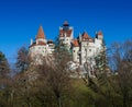 Medieval Castle of Bran Dracula`s castle, Brasov, Transylvania, Romania Royalty Free Stock Photo
