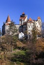 Medieval Bran castle. Brasov Transylvania, Romania Royalty Free Stock Photo