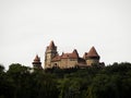 Medieval castle Burg Kreuzenstein in Leobendorf near Vienna in Lower Austria