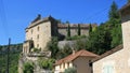 castle - cabrerets - france Royalty Free Stock Photo